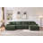 Convertible U-Shaped Combination Sofa