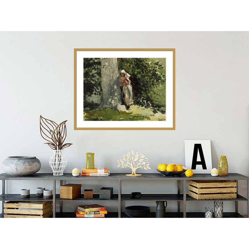 Usé par Winslow Homer - impression giclée encadrée, H 33,44 po x l 41,5 po