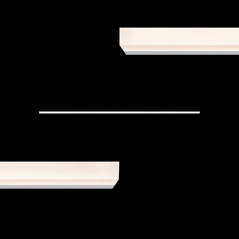 Stiletto Lungo 1 - Light LED Bath Bar, Bright Satin Aluminum