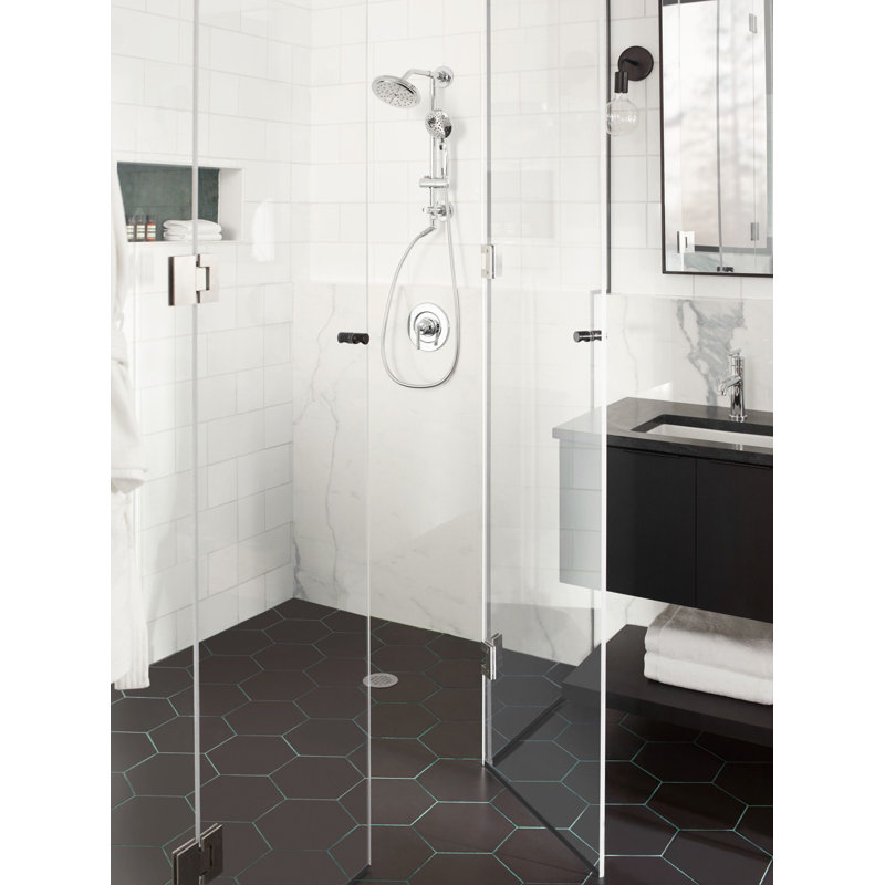 Moen Annex Rail Slide Bar Shower Pipe, Chrome