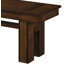 Banc transitionnel en bois