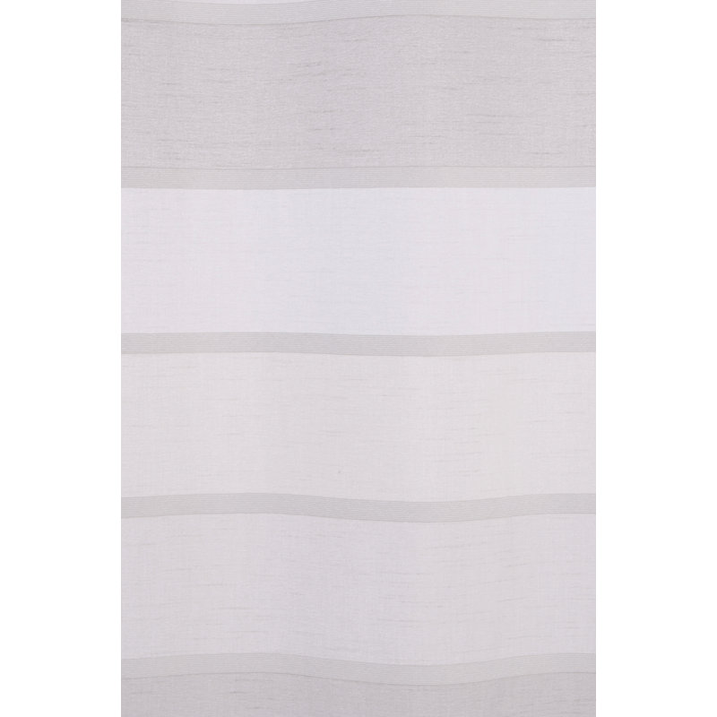 Haase Sheer Single Curtain, Semi-transparent cream
