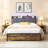 Bed Frame with Storage and LED Lights, Enhancing Bedroom Comfort and Functionality-274558786