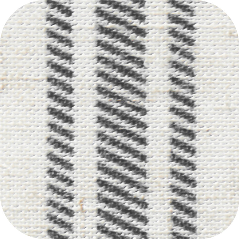 Kitchen Curtains Striped Tier Cafe Curtains Farmhouse Small Curtains, 26" W x 36" L, Black on Beige