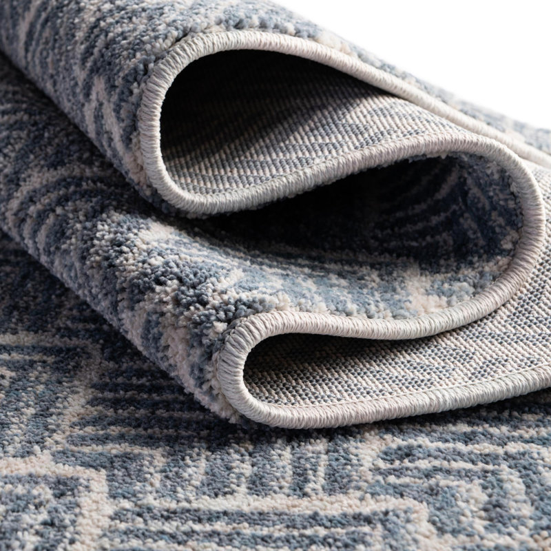 Abstract Indoor Rug, Runner 2'7" x 12'