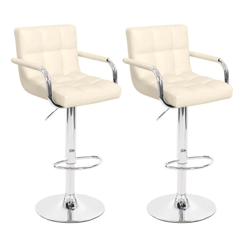Ensemble de tabourets de bar réglables avec confort ergonomique