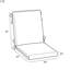Coussin de chaise d'extérieur 3,5 po ARDEN-382025798