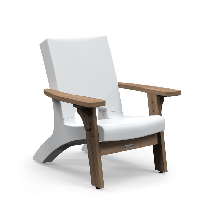 Mayne Mesa Outdoor Patio Lounge Chair, White