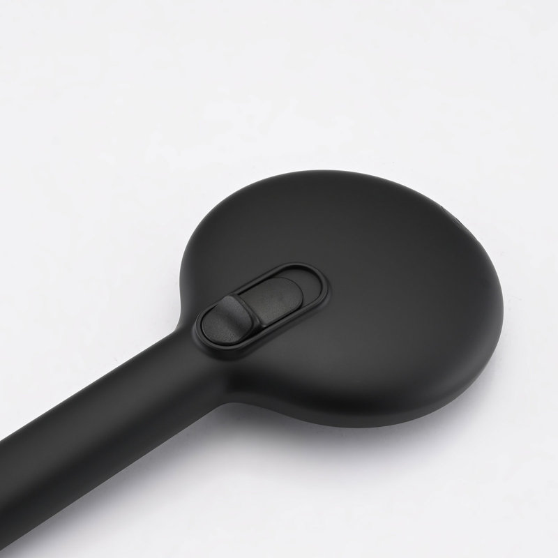 3-Spray Round Wall Bar Shower Kit with Hand Shower 1.8 GPM in Matte Black