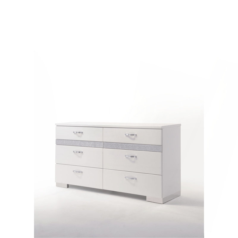 Commode Glam, commode décorative Sparkle