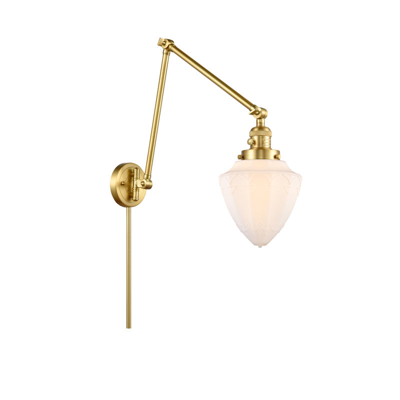 Lampe murale avec bras pivotant 1 lumière