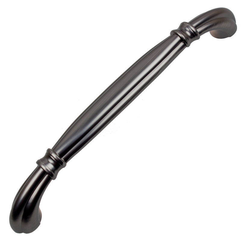 Platinum Victorian 5-1/16" Center to Center Arch Pull, Brushed Black Nickel