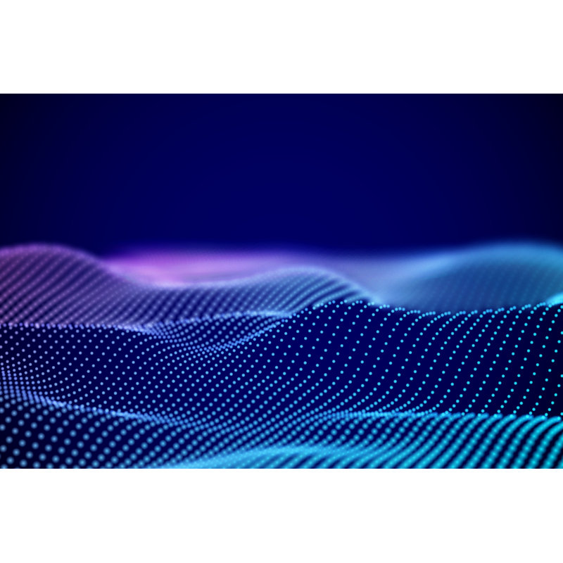 «Temekia 3D Sound Waves On», impression sur toile, H 20 po x l 30 po x P 1,25 po