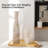 High White Ceramic Vase