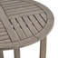 Table circulaire en bois