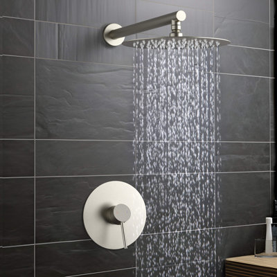 Dual Function Complete Shower System with Rough in-Valve