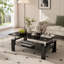 Table basse en verre trempé noir-1277601965