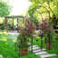 Metal Garden Arch Climbing Plants-1967569610