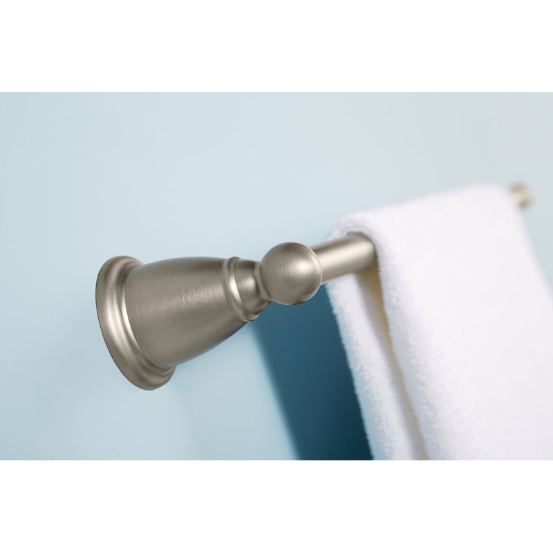 Brantford 24" Wall Mounted Towel Bar, Brushed Nickel, 24"