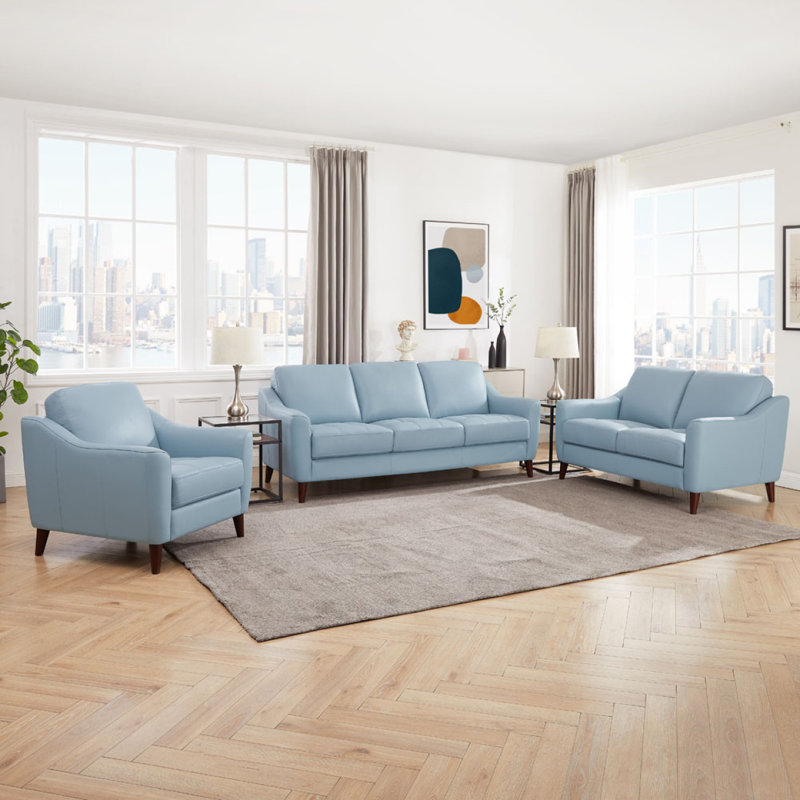Causeuse Modern, Bleu