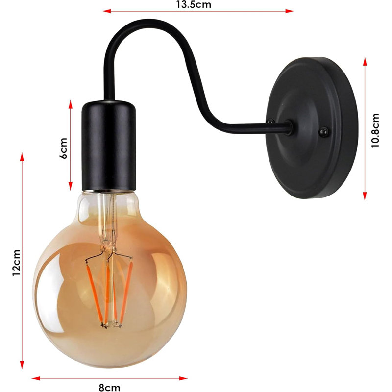 Alpern Armed Sconce, Brown