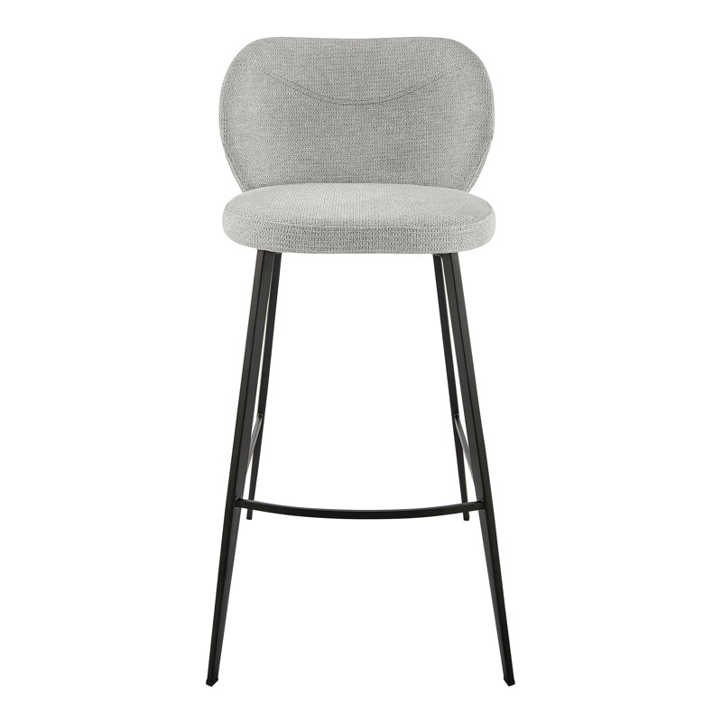 Tabouret de bar et de comptoir Granger, Tabouret de bar (siège d'une hauteur de 30,5 po), Gris