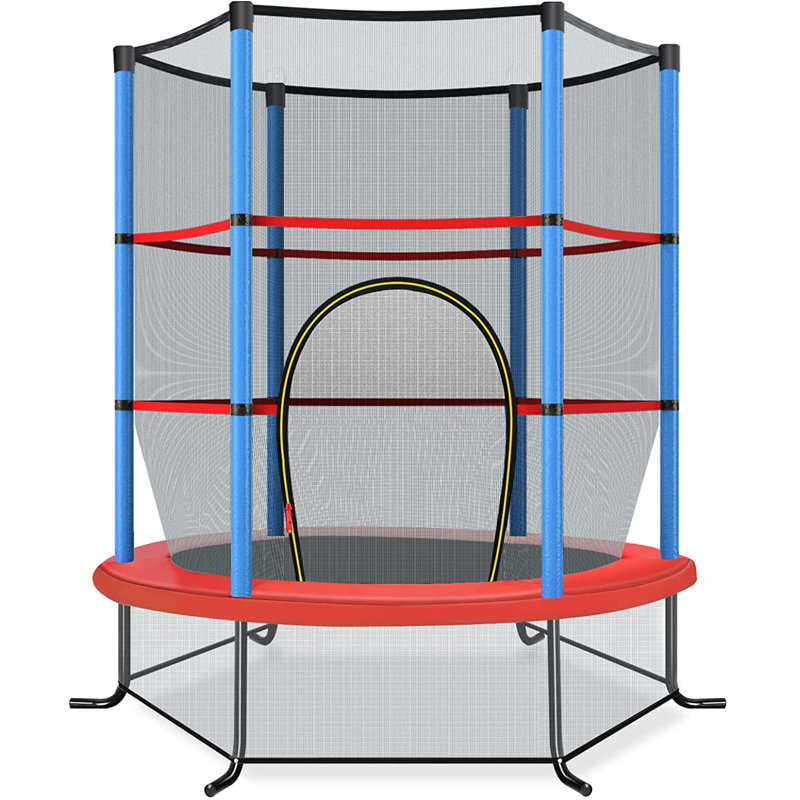 Jeri 5' Trampoline with Safety Enclosure