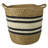 Bayou Breeze Maize Striped Storage Basket