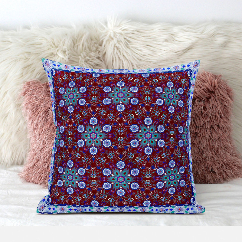 Housse et insert de coussin décoratif en polyester, 16 po x 16 po