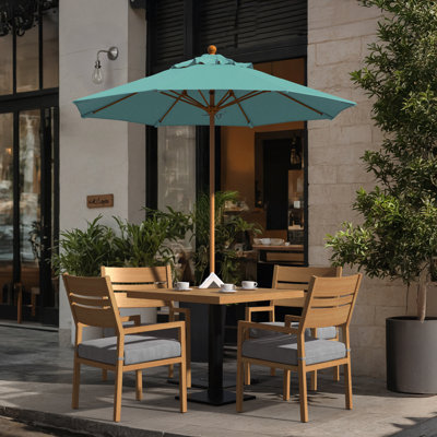 Parasol en bois de teck 7,5 pi