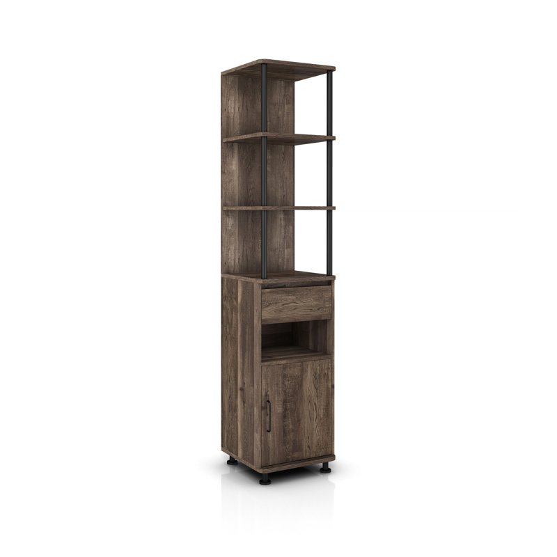 Bibliothèque standard Junpei H 72,3 "x l 15,74", Chêne