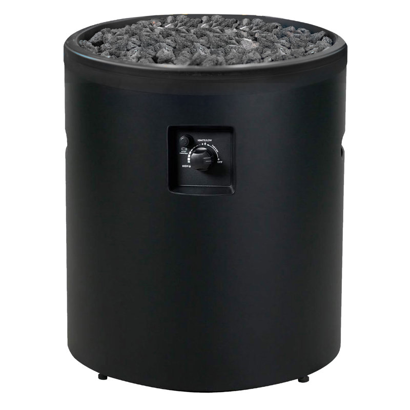 Four Seasons Courtyard 50,000 BTU Round Outdoor Column Portable Gas Fire Pit