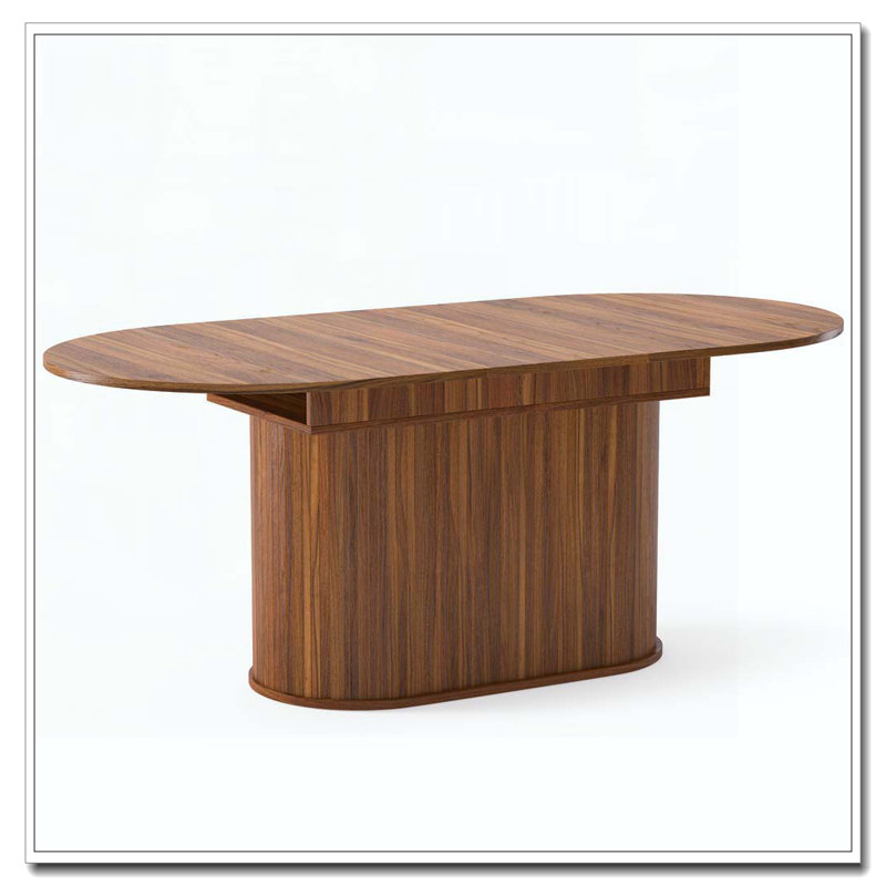 55.11"-70.86" Extendable Dining Table, Walnut