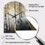 Horloge murale Birch Tree Forest Wonderland V - Tree-104240991