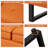 Mushaim Faux Leather Office Bench