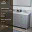 Ensemble de meuble-lavabo double 60 "avec miroir 60"-82392960