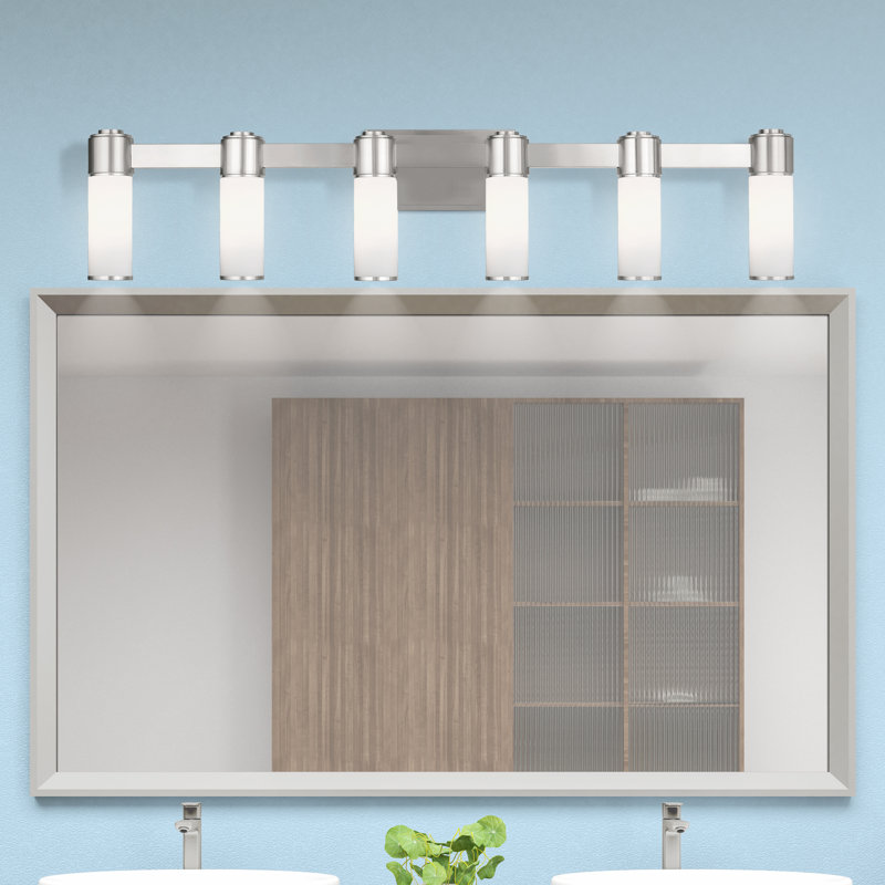 Baleria 6 - Light Dimmable Vanity Light, Brushed Nickel