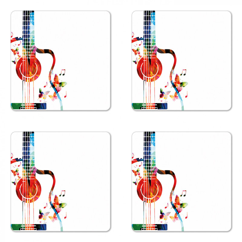 Sous-verre de guitare