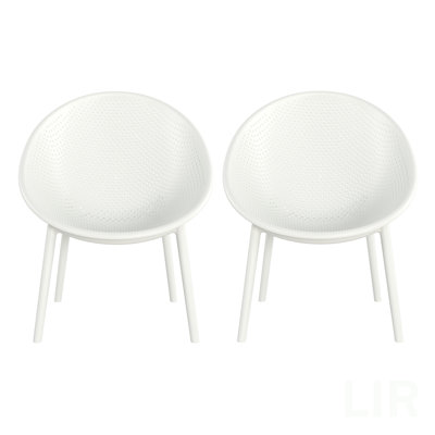 Chaise d'appoint Gable (ensemble de 2), chaise