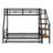 Akbez Twin Over Full Size Metal Bunk Bed with Trundle and Storage Staircase-1815133027