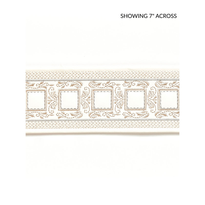 ARCHDUKE EMBROIDERED TAPE, Ivory