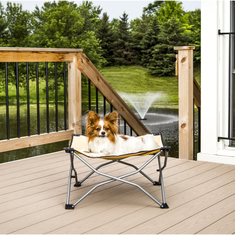 Lit portatif pour chiot Portable, Brun, Large (l 48 po x P 26 po x H 9 po)