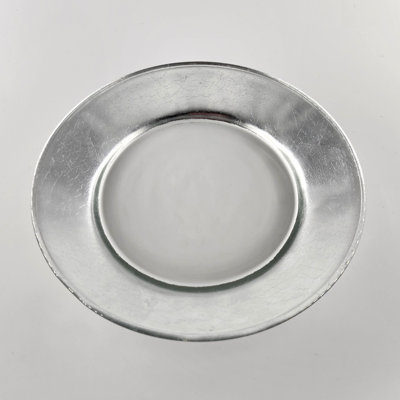 Gilt 7.5'' Glass Salad Or Dessert Plate