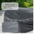 Outdoor Black Rain Cover