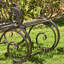 Chaise berçante d'extérieur en métal Dominy-1670504281