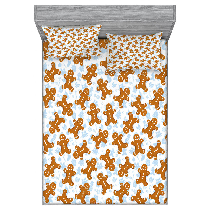 Microfiber Sheet Set, Full Sheet Set with Fitted Sheet