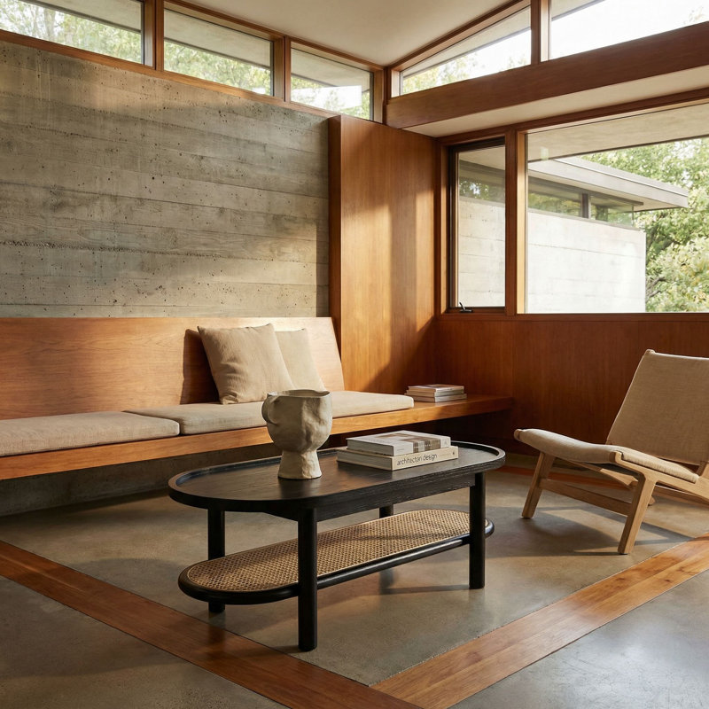 Amore Solid Wood Coffee Table