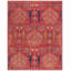 Tapis rouge en laine touffeté à la main Wahcheechee-74736727
