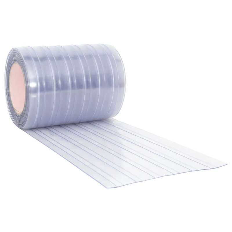 Plastic Sheer Door Curtain Single Panel, Width 30 x Drop 250 cm