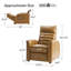 Fauteuil inclinable électrique en cuir véritable Myhaylo-99213479